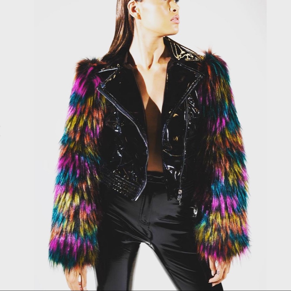 Arm Candy Patent Leather Jacket